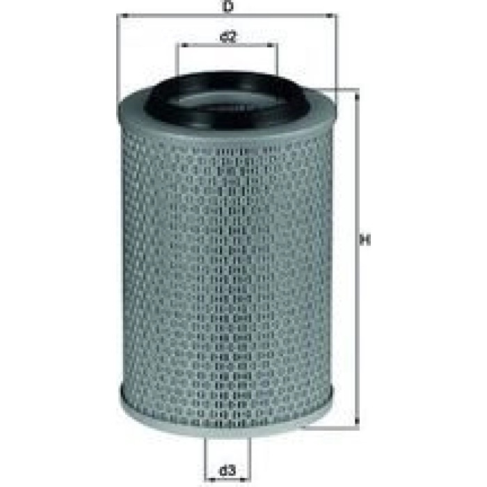 MAHLE Luftfilter LX 496