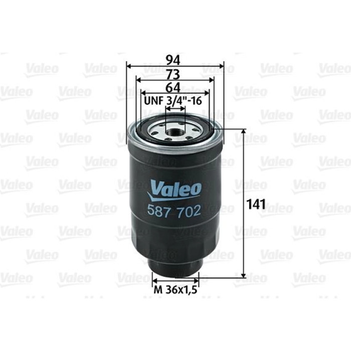 587702 Valeo Kraftstofffilter 587702 587702 Valeo Kraftstofffilter 587702