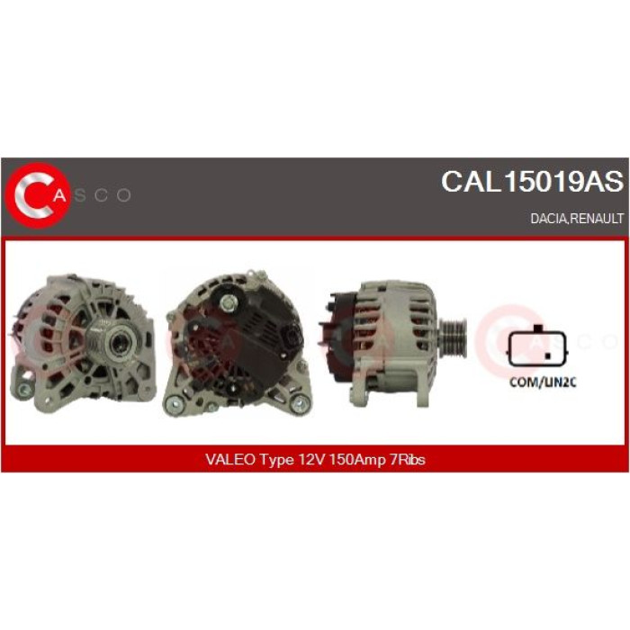 CASCO Generator CAL15019AS CASCO Generator CAL15019AS