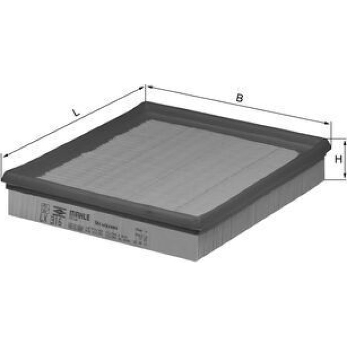 MAHLE Luftfilter LX 316 MAHLE Luftfilter LX 316