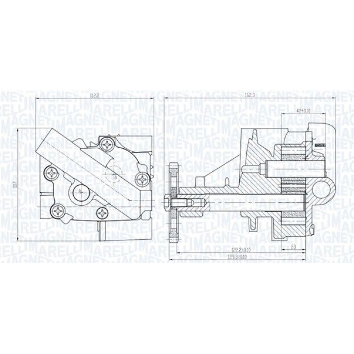 Magneti Marelli Ölpumpe 351516000151 Magneti Marelli Ölpumpe 351516000151