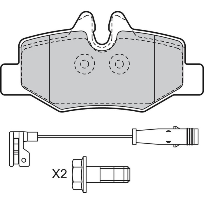 Valeo Bremsbelagsatz 598765 Valeo Bremsbelagsatz 598765
