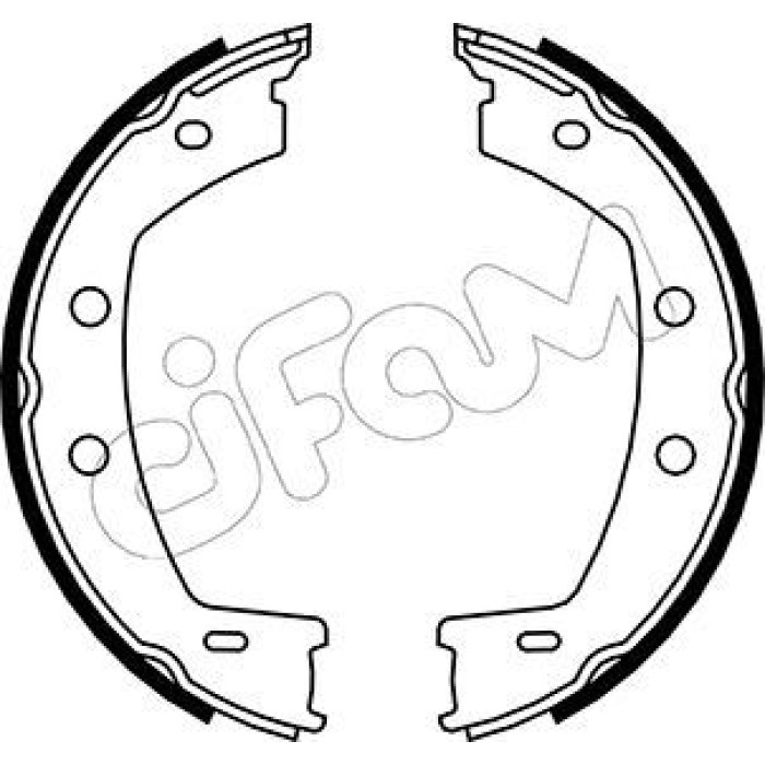 CIFAM Bremsbackensatz, Feststellbremse 153-374 CIFAM Bremsbackensatz, Feststellbremse 153-374