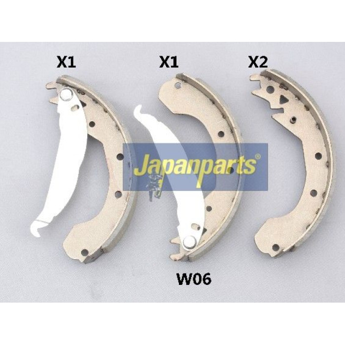 Bremsbacken Daewoo Leganza 2.0-2.2 16V 97-04 GF-W06AF Bremsbacken Daewoo Leganza 2.0-2.2 16V 97-04 GF-W06AF