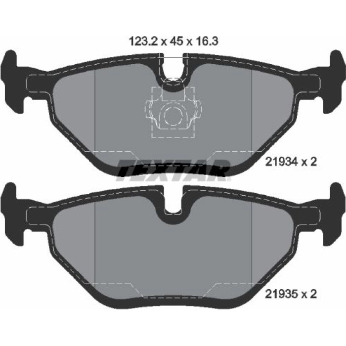 Textar Bremsbelagsatz 2193404