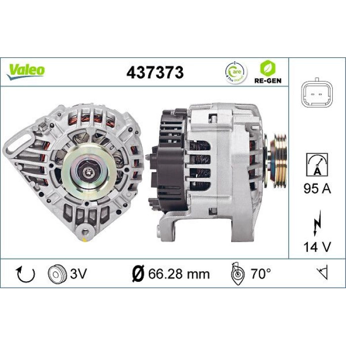 Valeo Lichtmaschine 437373 Valeo Lichtmaschine 437373
