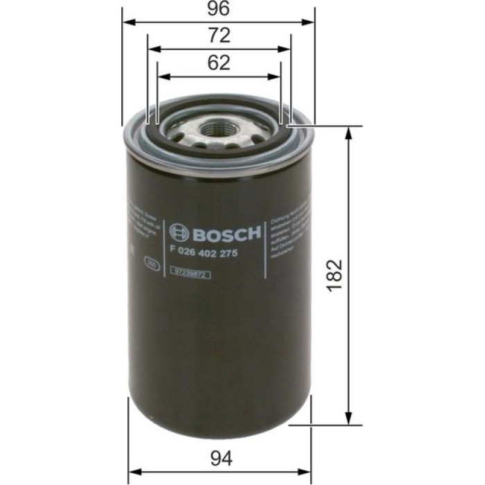 Bosch Kraftstofffilterbox F 026 402 275 Bosch Kraftstofffilterbox F 026 402 275