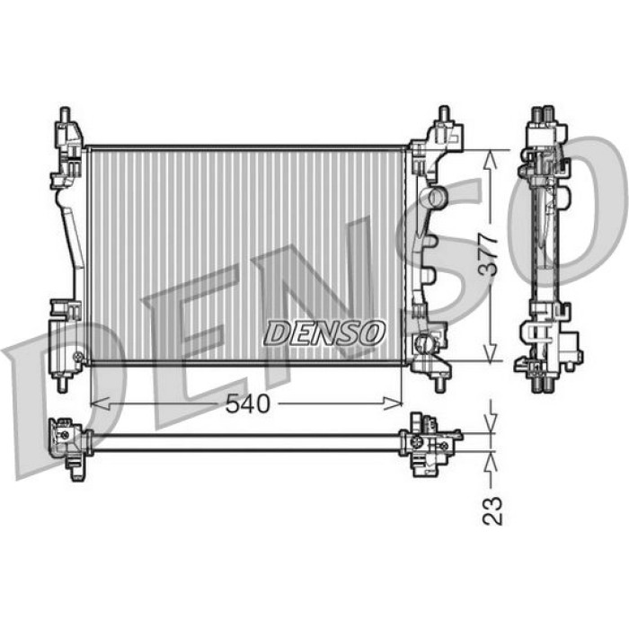 Denso Motorkühler DRM20095