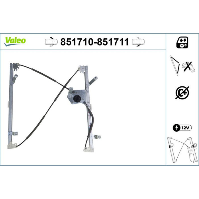 Valeo Fensterheber 851711 Valeo Fensterheber 851711