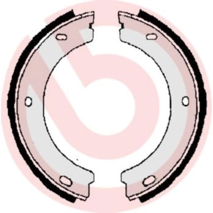 BREMBO Bremsbackensatz, Feststellbremse S 61 518 BREMBO Bremsbackensatz, Feststellbremse S 61 518