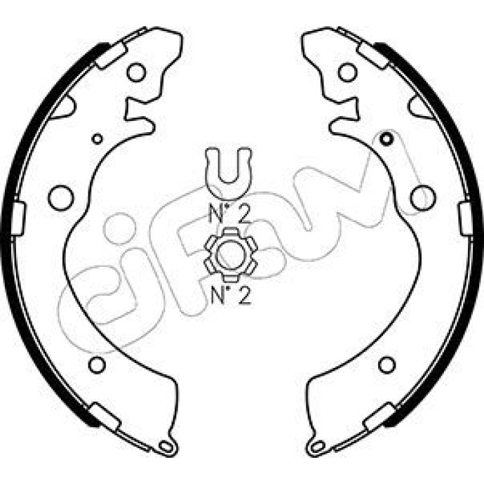 CIFAM Bremsbackensatz 153-154 CIFAM Bremsbackensatz 153-154