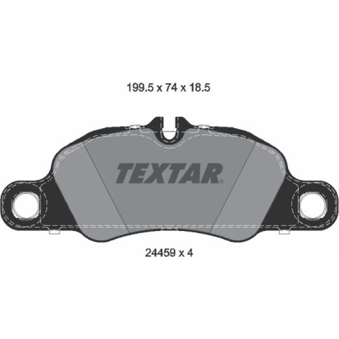 Textar Bremsbelagsatz 2445901 Textar Bremsbelagsatz 2445901