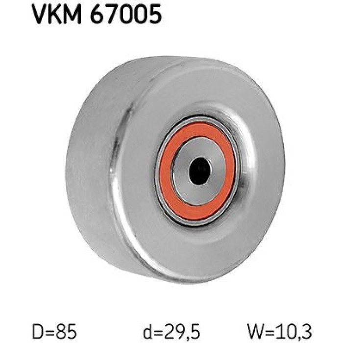 SKF Keilrippenriemen-Spannrolle VKM 67005 SKF Keilrippenriemen-Spannrolle VKM 67005