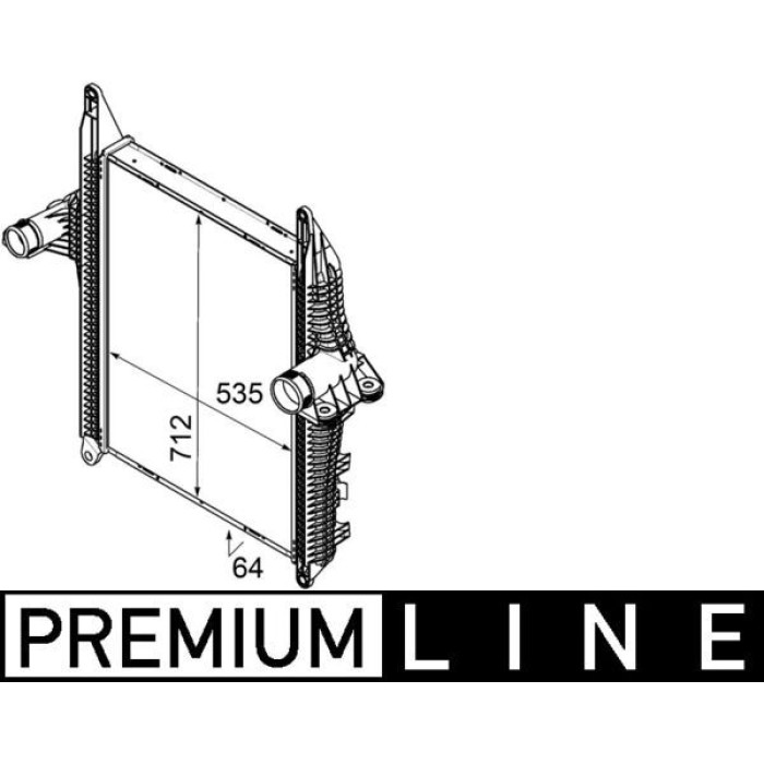 MAHLE Ladeluftkühler CI 178 000P MAHLE Ladeluftkühler CI 178 000P