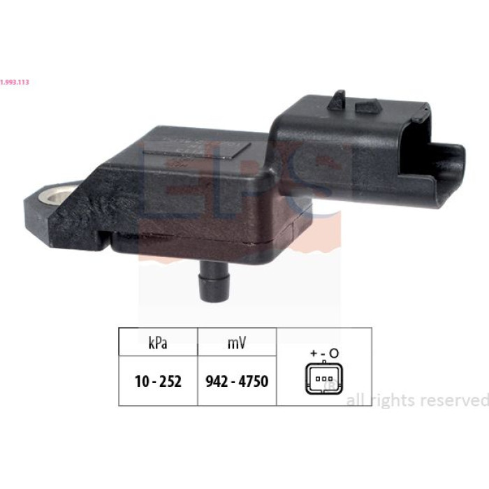 Luftdrucksensor, Saugrohrdruck 1.993.113 Luftdrucksensor, Saugrohrdruck 1.993.113