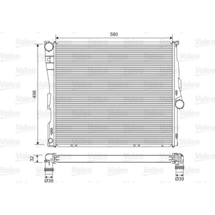 Valeo Wärmetauscher 701563 Valeo Wärmetauscher 701563