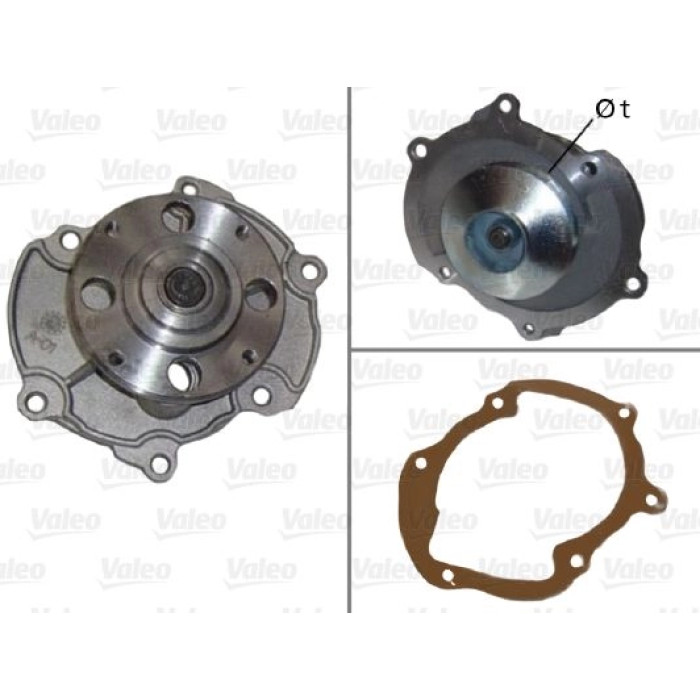 Valeo Wasserpumpe / Kühlmittelpumpe 506866