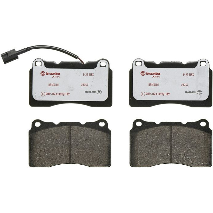 BREMBO Bremsklötze Xtra VA P 23 115X BREMBO Bremsklötze Xtra VA P 23 115X