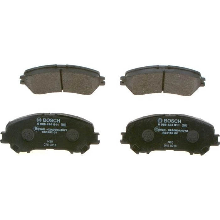 Bosch Bremsbelagsatz Vorderachse 0 986 424 011