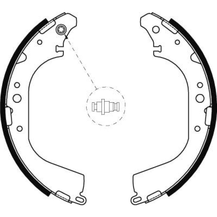 TRW Bremsbacken GS8592