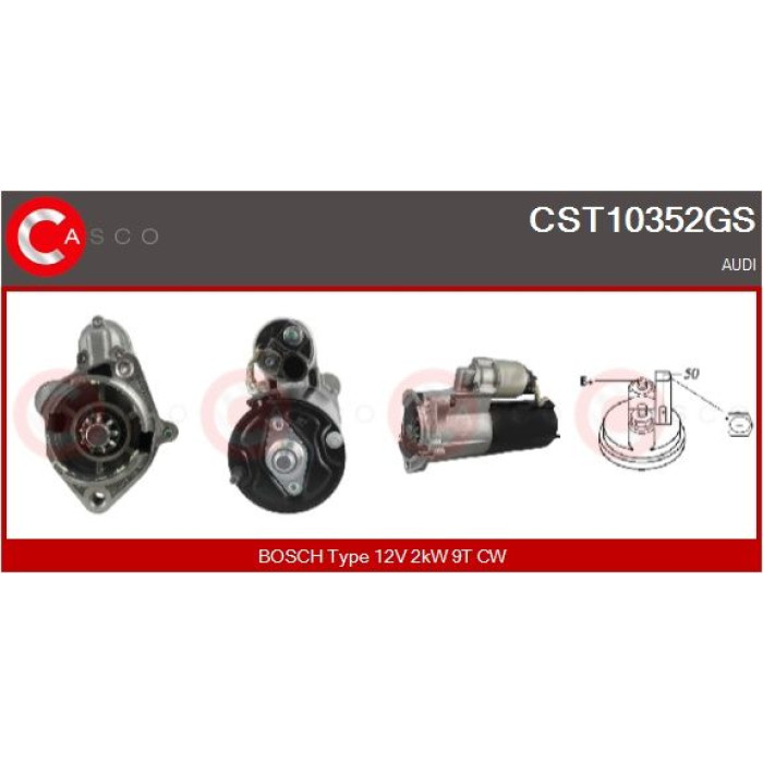 CASCO Anlasser CST10352GS CASCO Anlasser CST10352GS