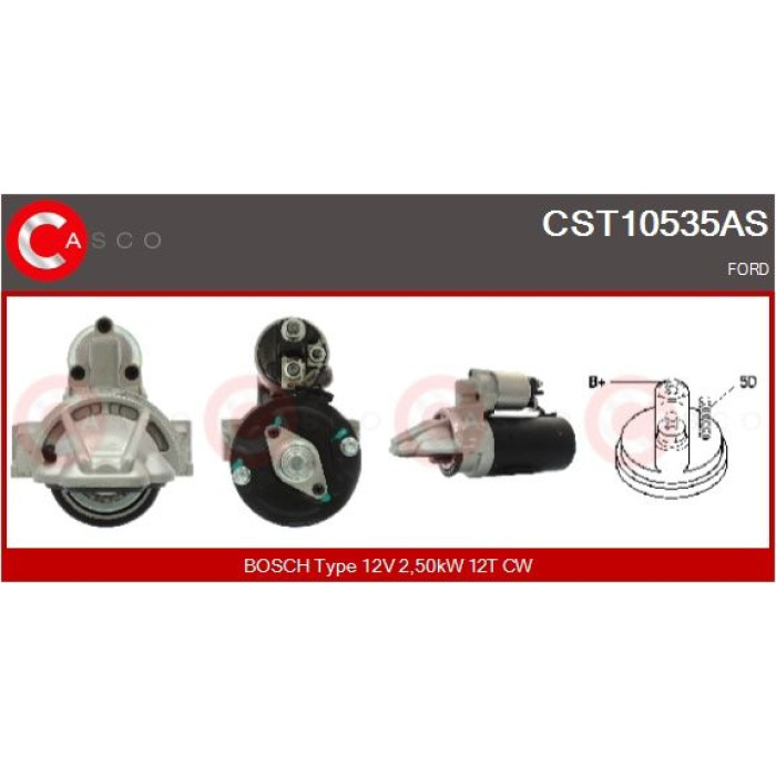 CASCO Anlasser CST10535AS CASCO Anlasser CST10535AS
