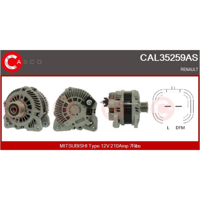 CASCO Generator CAL35259AS CASCO Generator CAL35259AS