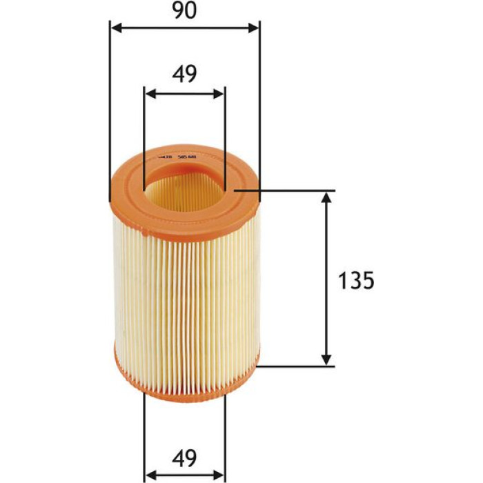 Valeo Luftfilter 585681 Valeo Luftfilter 585681