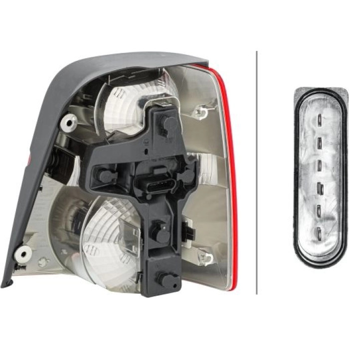 2VP 008 759-051 HELLA Heckleuchte 2VP 008 759-051