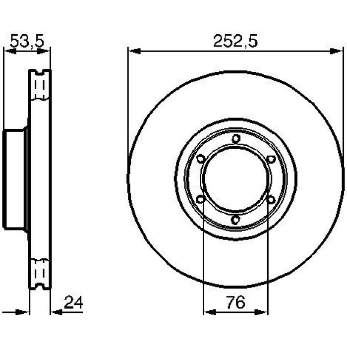 Bosch Bremsscheibe Vorderachse 0 986 478 113 Bosch Bremsscheibe Vorderachse 0 986 478 113