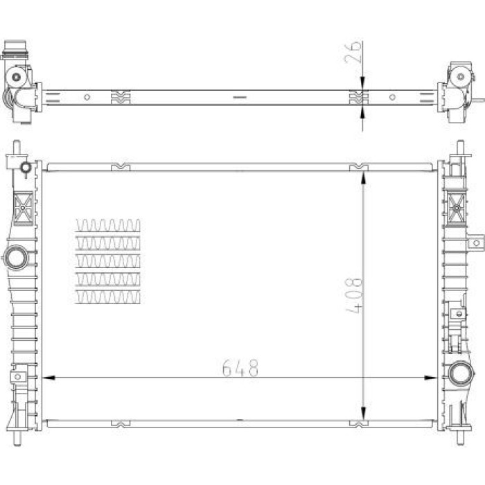 NRF Kühler 59355 NRF Kühler 59355