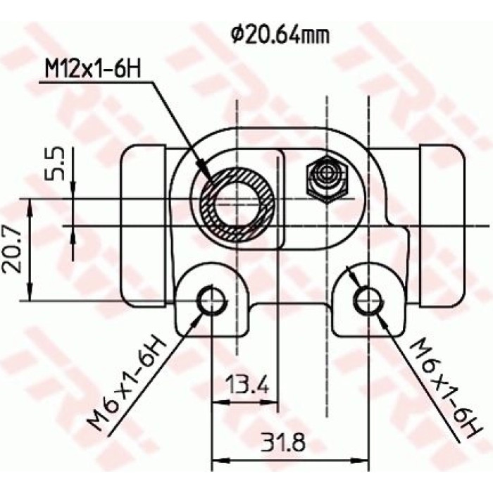 TRW Radbremszylinder BWF125 TRW Radbremszylinder BWF125