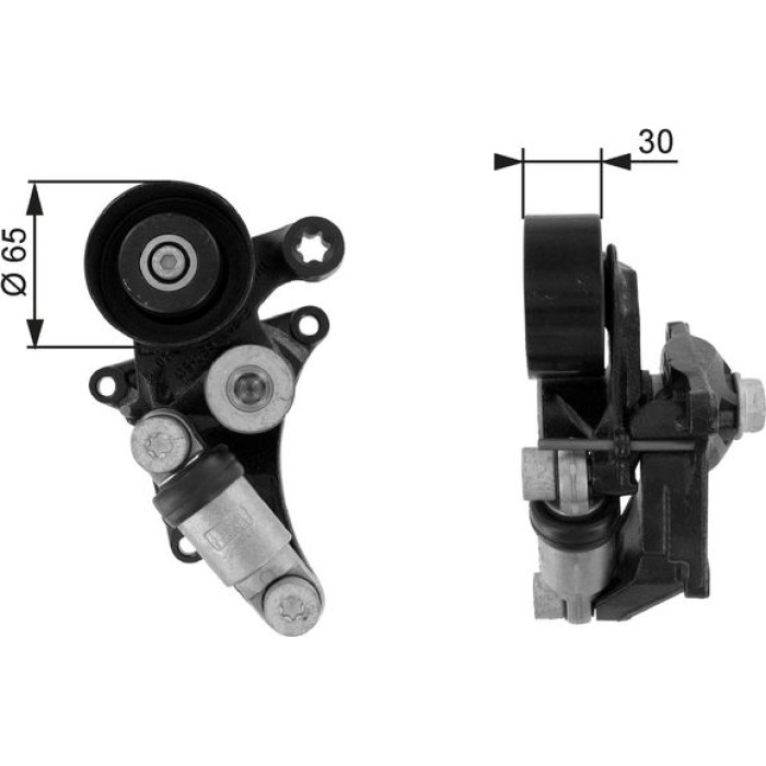 Gates Spannrolle T38305 Gates Spannrolle T38305