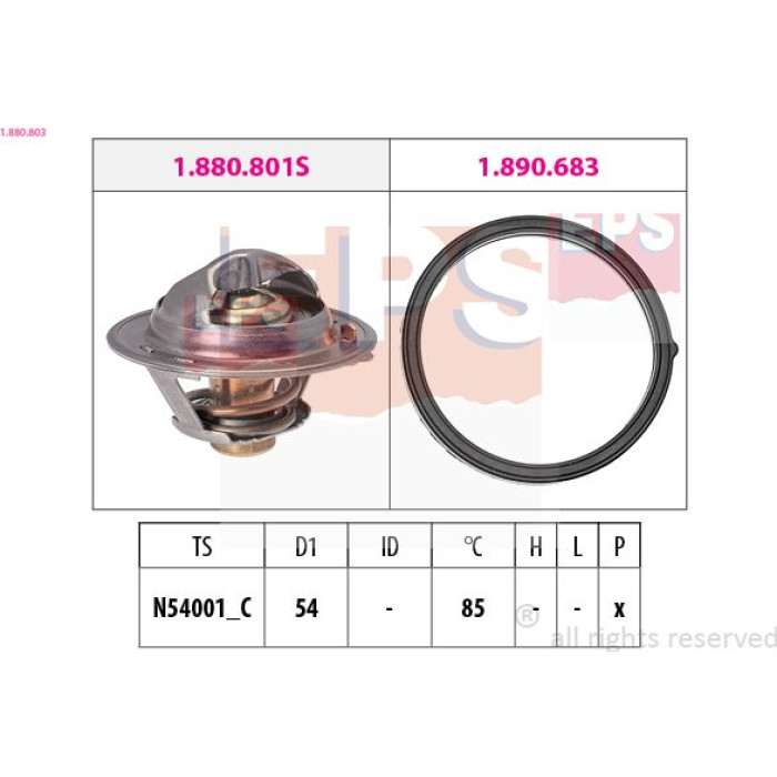 EPS Thermostat 1.880.803 EPS Thermostat 1.880.803
