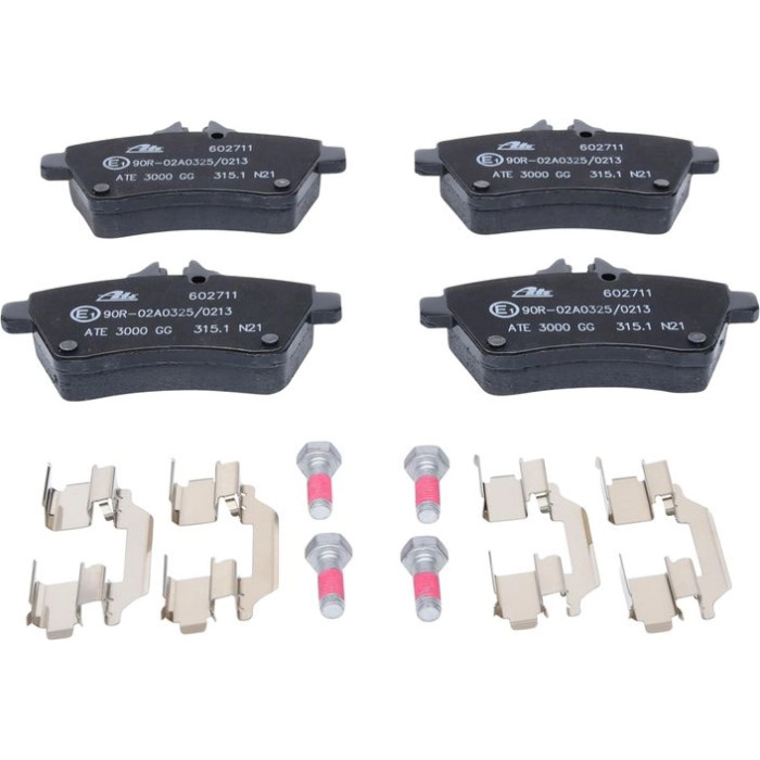 ATE Bremsbelagsatz Mercedes-Benz Vorderachse W169/W245 1, 5-2, 0 04-12 13.0460-2711.2