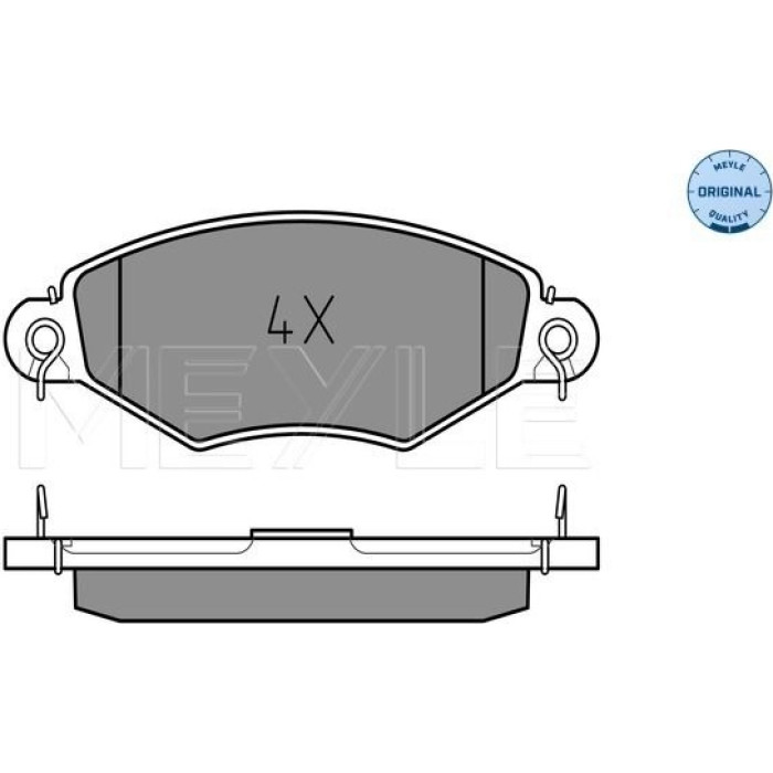 MEYLE Bremsbelagsatz Renault Kangoo 97-/Xsara/206 252198018 MEYLE Bremsbelagsatz Renault Kangoo 97-/Xsara/206 252198018