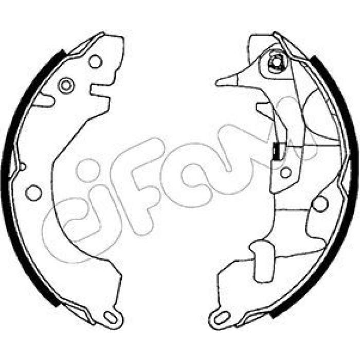CIFAM Bremsbackensatz 153-253Y CIFAM Bremsbackensatz 153-253Y