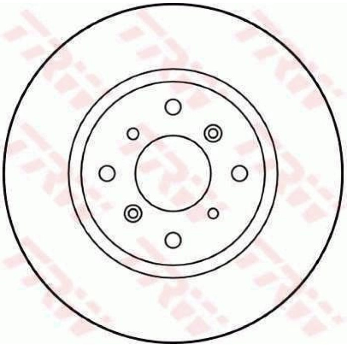 TRW Bremsscheibe DF3113 TRW Bremsscheibe DF3113