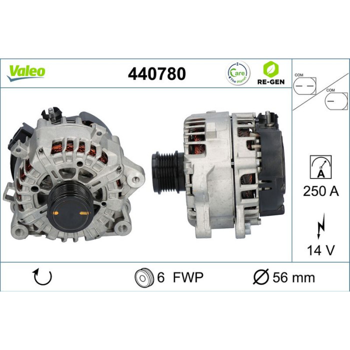 Valeo Lichtmaschine 440780 Valeo Lichtmaschine 440780