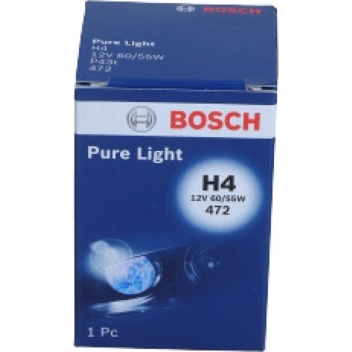 1987302041 Bosch H4 12V 60/55W PURE LIGHT 1987302041