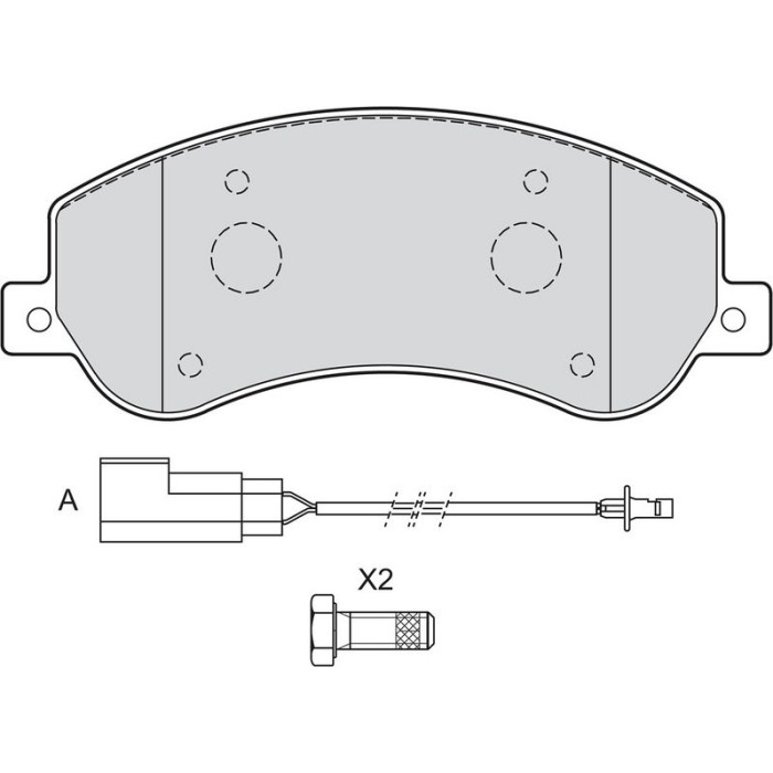 Valeo Bremsbelagsatz 598816