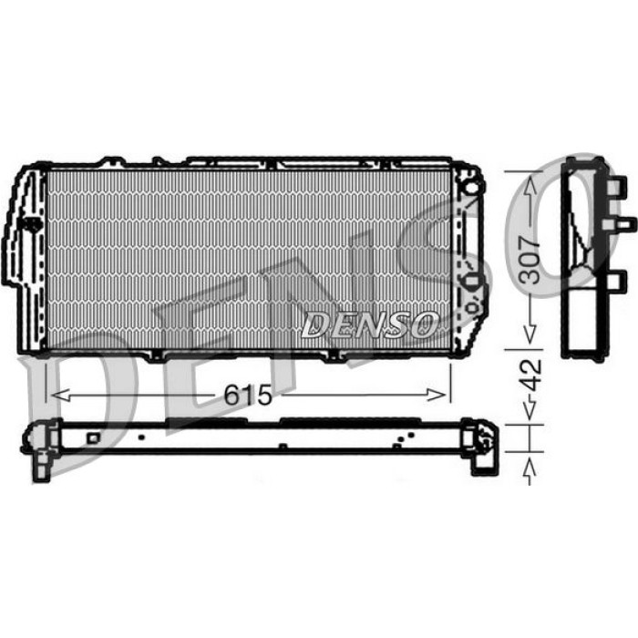 Denso Motorkühler DRM02040 Denso Motorkühler DRM02040