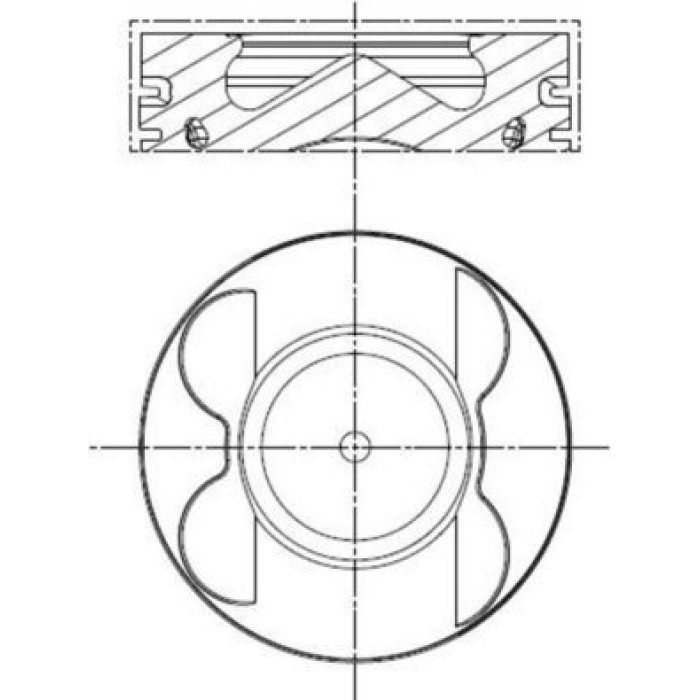 MAHLE Kolben 001 PI 00106 000 MAHLE Kolben 001 PI 00106 000