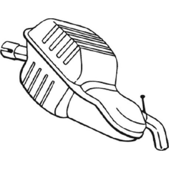 Bosal Schalldämpfer 235-151 Bosal Schalldämpfer 235-151