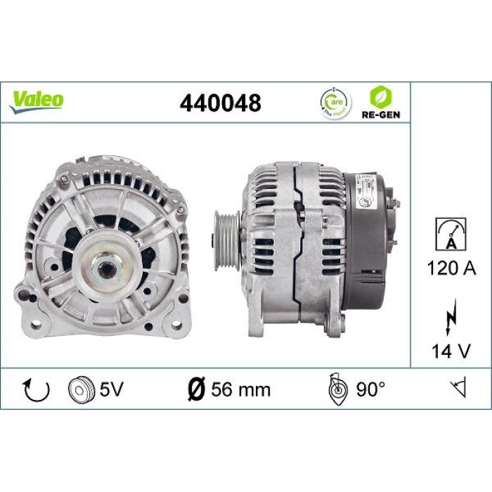 Valeo Lichtmaschine 440048 Valeo Lichtmaschine 440048
