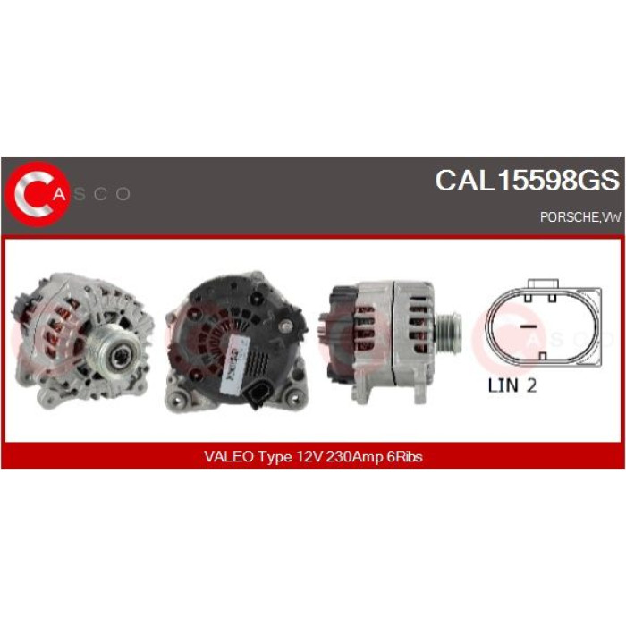 CASCO Generator CAL15598GS CASCO Generator CAL15598GS