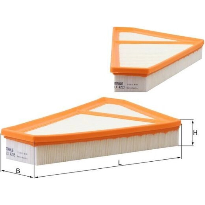 MAHLE Luftfilter LX 4253 MAHLE Luftfilter LX 4253