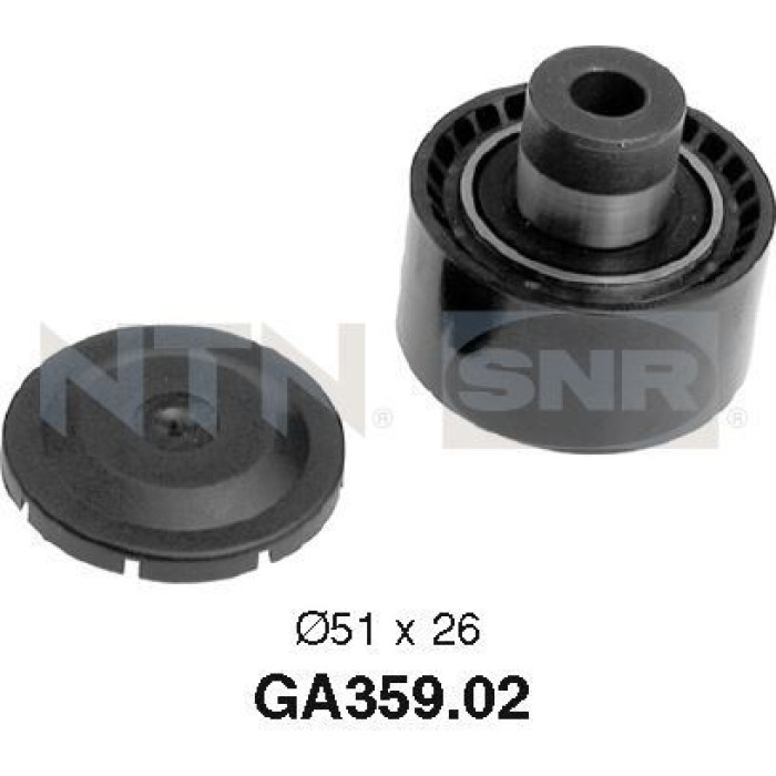 SNR Umlenk-/Führungsrolle, Keilrippenriemen GA359.02 SNR Umlenk-/Führungsrolle, Keilrippenriemen GA359.02