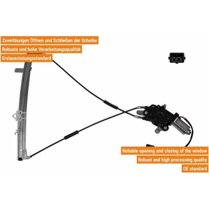 VAICO V42-0340 Fensterheber vorne links, elektrisch, mit Motor