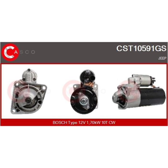CASCO Anlasser CST10591GS CASCO Anlasser CST10591GS